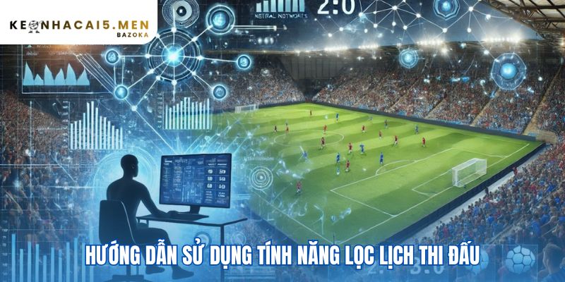 Tính năng lọc lịch thi đấu giúp tìm trận cầu tâm điểm nhanh chóng